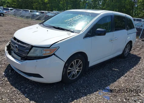 2011 Honda Odyssey Exl z USA, uszkodzony, nr VIN 5FNRL5H63BB076675